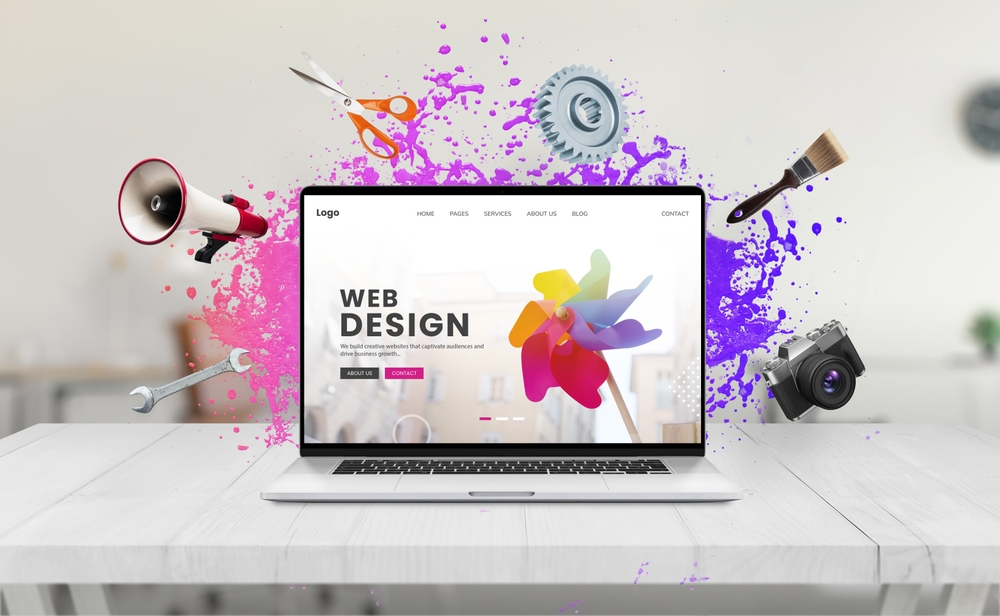 Laptop Webdesign