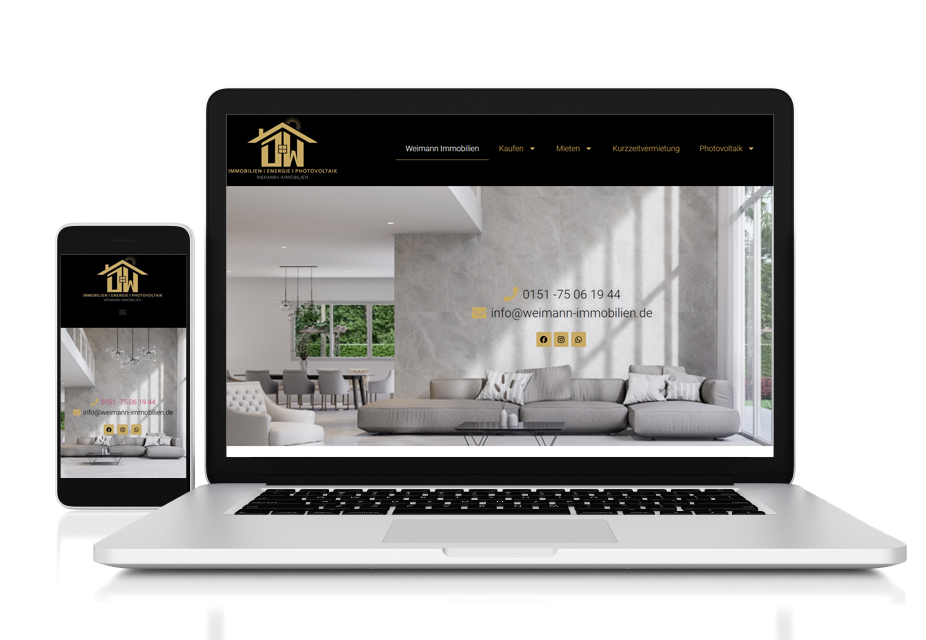 Referenz Webdesign Weimann Immobilien